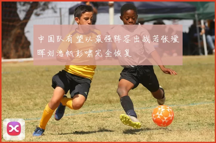 中国队有望以最强阵容出战若张瑷晖刘浩帆彭啸完全恢复